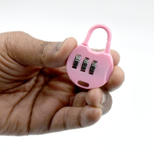 3 Digit Zipper Lock And Zipper Tool Used Widely In All Security Purposes Of Zipper Materials (2 Pc)