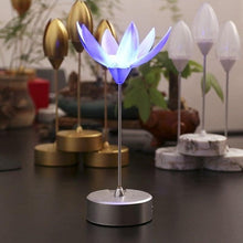 Lotus Flower Lamp With Music Touch Open And Close Usb Rechargeable (1 Pc)