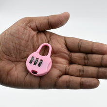 3 Digit Zipper Lock And Zipper Tool Used Widely In All Security Purposes Of Zipper Materials (2 Pc)