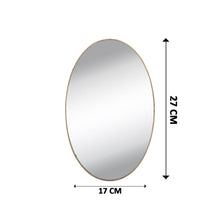 Oval Shape 3d Mirror Sticker Used In All Kinds Of Household And Official Purposes As A Sticker Etc.