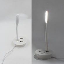 Portable Mini Usb Fan Usb Ligh Usb 3 Hub Port Combo