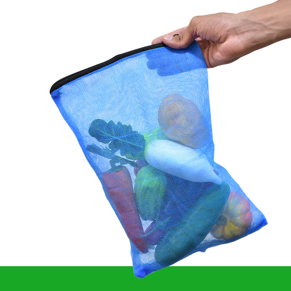 Food Covers Fridge Storage Bag For Vegetables And Fruits With Zipper (2 Pc)