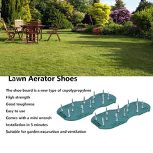 Lawn Aerator Sandals Garden Grass Aerator Spiked Sandals Green Studded Shoes For Yard Patio Garden Excavation