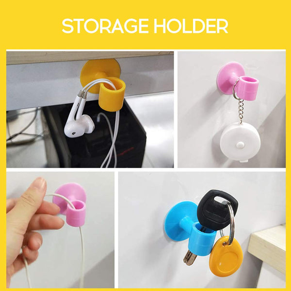 Door Stopper Mini Anti-collision Silicone Door Handle Crash Pad (5 Pc)