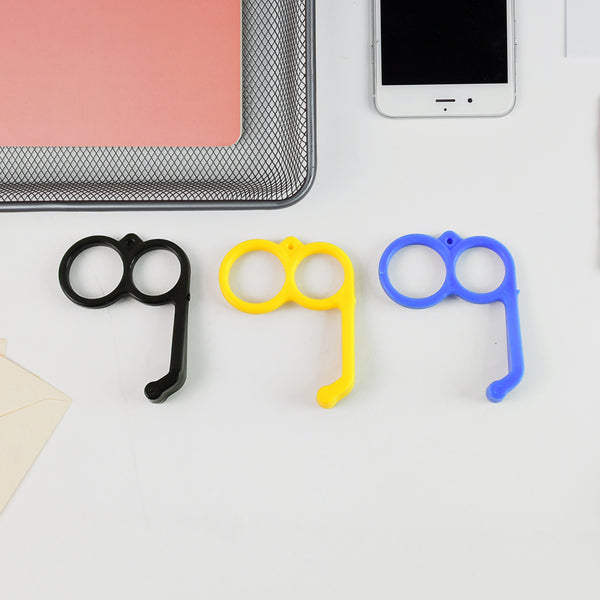 Plastic Hand Mobile Stand (Mix Color, Pack of 6 Pcs)