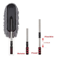 Car Duster Long Retractable soft non-slip handle Multipurpose Microfiber Wash Brush Vehicle Interior And Exterior Cleaning Kit With For Car Boats Or Home