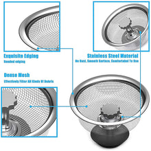 Stainless Steel Kitchen Sink Strainer (1 Pc)