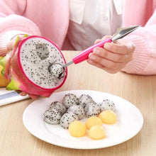 Multifunctional Stainless Steel Fruit Vegetable Pattern Carving Knife Peeler Corer Spherical Dig Ball Scoop Garnishing Dig Ball Spoon Kit.