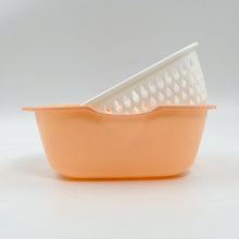2 In 1 Basket Strainer To Rinse Various Types Of Items Like Fruits Vegetables Etc