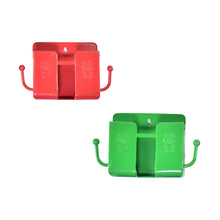 Wall Mounted Storage Box Remote Storage Organizer Case With 2 Side Hanging Hooks