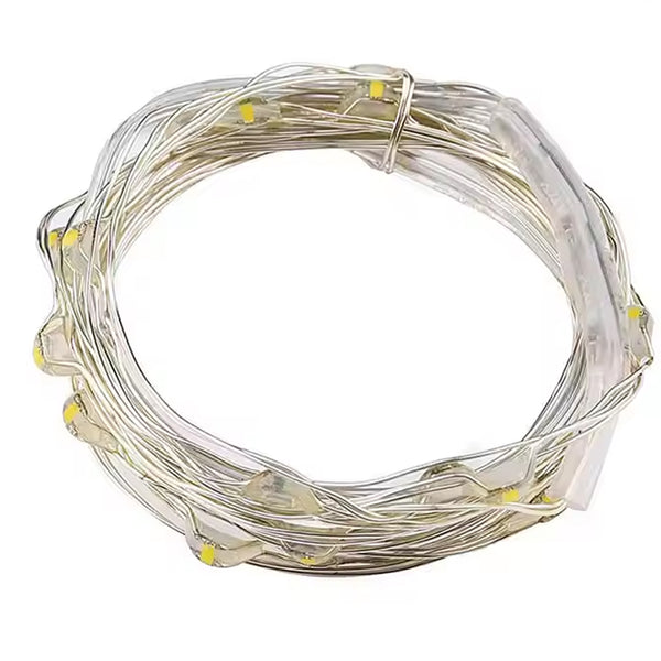 Battery Operated Led Fairy String Light  Copper Wire Leds (2 Pc)