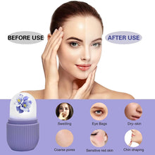 Beauty Ice Roller For Face Massager Eye Reusable Face Rollers Facial Roller ( Purple Color)