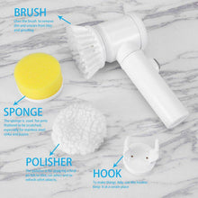 5 in 1 Home Kitchen Electric Cleaning Brush Electric Spin Scrubber