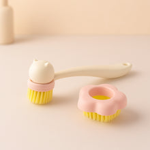 Soft Bristle Bath Brush With Long Handle (1 Pc)