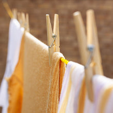 Heavy Duty Bamboo Wooden Cloth Clips Pegs (10 Pcs Set)