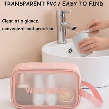 Cosmetic Pouch Make Up Bag For Home  Travel Toiletry Bag For Cosmetics Brushes Accessories Set Of 3 Small Medium  Big - Wash Bag