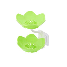 Dabble Layer Flower Self Draining Soap Dish Holder Bathroom Shower Soap Holder Dish Storage Plate Tray For Bathroom Kitchen Bathtub
