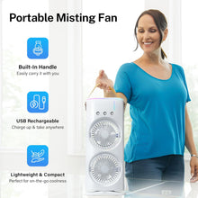 Electric Fan Desktop Double-head Powerful Air Cooler (1 Pc With Remote)
